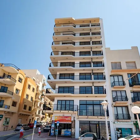 Islet Promenade Seafront - 1 Bedroom With Sea View Balcony By Getawaysmalta 4* San Pawl il-Baħar