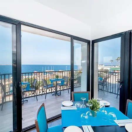 Islet Promenade Seafront 1 Bedroom With Sea View Balcony By Getawaysmalta Apartamento St. Paul's Bay